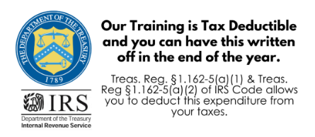 Our Trainings & Mastermind are Tax Deductible